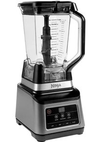 Ninja Standmixer "mit Auto-iQ BN750EU", silber (grau), B:19cm H:44,5cm T:25cm, Zerkleinerer, incl. 2,1 L Krug, 0,7 L Becher & 2 Deckel, Standmixer