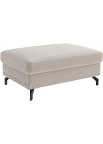 Sit & More Polsterhocker SIT & MORE "Chelsea", creme, B:103cm H:45cm T:69cm, 100% Polyester, Hocker, Polsterhocker, mit praktischen Stauraum