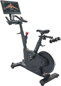 Speedbike ECHELON "EX-7s Connect Bike", schwarz, Heimtrainer, ohne Unterlegmatte, Speedbike, 136 kg max. Benutzergewicht, Fahrrad, 32 Widerstandsstufen, B:53cm H:142cm L:147cm