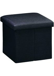 Sitzhocker Kesper "Kesper Sitzhocker-Box, schwarz", schwarz, B:38cm H:38cm T:38cm, Hocker, Sitzhocker, Deckel abnehmbar