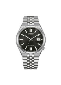 Automatikuhr Citizen "TSUYOSA 60h", silberfarben, schwarz, Armbanduhren, Damen, Automatikuhr, Armbanduhr, Damenuhr, Herrenuhr, Mechanische Uhr, Edelstahlarmband
