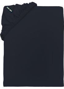 Spannbettlaken CAMP DAVID "CAMP DAVID", marine, L:200cm, Baumwoll-Jersey, Obermaterial: 100% Baumwolle, Bettlaken, Spannbettlaken, gewebtes Label