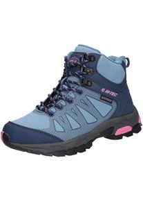 Wanderschuh Hi-Tec "Raven Mid", Herren, Gr. 37, blau, pink, Obermaterial: 100% sonstige Fasern AF., Schuhe Wanderschuh