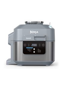 Ninja Hei&szlig;luftfritteuse "Speedi Rapid Cooking System ON400EU 10-in-1", grau, B:27,9cm H:34,5cm T:33,8cm, Fritteusen, Air Fry, Grill, Backofen, Multikocher, Hei&szlig;luftfritteuse
