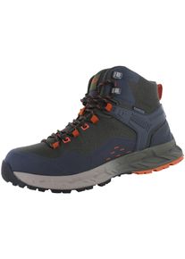 Wanderschuh Hi-Tec "Verve Mid WP", Herren, Gr. 39, khaki, dk grau, orange, Obermaterial: 100% Nylon NY., Schuhe Wanderschuh