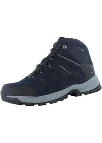 Wanderschuh Hi-Tec "Bandera Lite Mid", Herren, Gr. 46, sky captain, Obermaterial: 50% Rindsleder Leather cow. 50% Lammleder LEL., Schuhe Wanderschuh