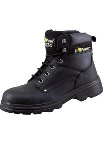 Sicherheitsschuh U-Power "Track S3" Gr. 48, schwarz, 48, Obermaterial: 50% Rindsleder Leather cow. 50% Lammleder LEL., Schuhe, Sicherheitsschuh
