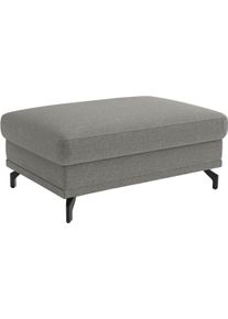 Sit & More Polsterhocker SIT & MORE "Chelsea", stone, B:103cm H:45cm T:69cm, 100% Polyester, Hocker, Polsterhocker, mit praktischen Stauraum