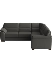 Sit & More Ecksofa SIT & MORE "Montego", grau (anthrazit), B:255cm H:88cm T:225cm, Sofas, Ecksofa, wahlweise mit Bettfunktion und Schubkasten