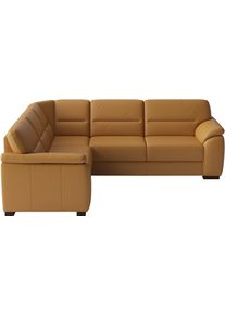 Sit & More Ecksofa SIT & MORE "Montego", braun (curry), B:255cm H:88cm T:225cm, Sofas, Ecksofa, wahlweise mit Bettfunktion und Schubkasten