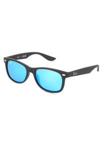 Ray-Ban Ray Ban Junior 0RJ9052S JUNIOR NEW WAYFARER | Dzieci okulary przeciwsłoneczne | Kwadratowe | Oprawka: Poliwęglan Czarny | Kolor szkła: Zielony 