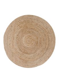 Outdoorteppich, Naturfarben, Textil, rund, pflegeleicht, strapazierf&auml;hig, Teppiche und B&ouml;den, Teppiche, Outdoorteppiche
