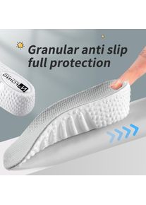 Height Increase Insoles Men Women Shoes Flat Feet Arch Support Orthopedic Insoles Sneakers Heel Lift Memory Foam Soft Shoe Pads