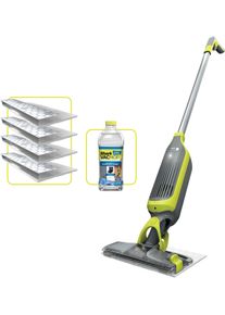 SHARK Akku-Wischmopp "SHARK VacMop 2-in-1 kabelloser Staubsauger und Spr&uuml;hmopp VM200EU", anthrazit, B:24,1cm H:121,69cm T:13,69cm, Akkusauger, VOLLST&Auml;NDIGE REINIGUNG MIT EINEM EINZIGEN EINWEGPAD, kabellos, leicht, Akku-Wischmopp
