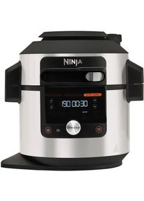 Ninja Multikocher "Foodi MAX 12-in-1 SmartLid Multikocher OL650EU", silber (schwarz), B:25cm H:36cm T:26cm, K&uuml;chenmaschinen, Multikocher