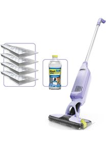SHARK Akku-Wischmopp "SHARK VacMop 2-in-1 kabelloser Staubsauger/Spr&uuml;hmopp VM200EUPL", lila, B:24,1cm H:121,69cm T:13,69cm, Akkusauger, VOLLST&Auml;NDIGE REINIGUNG MIT EINEM EINZIGEN EINWEGPAD, kabellos, leicht, Akku-Wischmopp