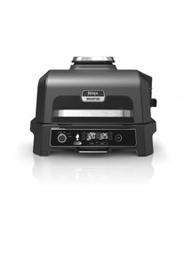 Elektrogrill Ninja "Woodfire OG850EU", schwarz, B:57cm H:41cm T:51,22cm, Kontaktgrill_Standgrill_Tischgrill_Teppanyakigrill, Elektrogrill, Outdoor Grill, Smoker und Hei&szlig;luft-Fritteuse