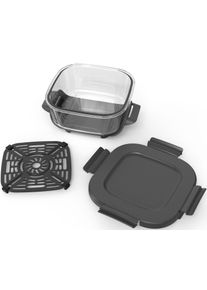 Ninja Backeinsatz "CRISPi TempWare", anthrazit, B:19cm H:10cm T:22cm, K&uuml;chenmaschinen-Eins&auml;tze, Backeinsatz