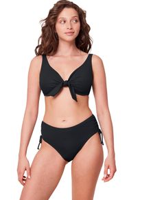 B&uuml;gel-Bikini-Top Triumph "Summer Glow W sd", Damen, Gr. 38, Cup B, schwarz, Microfaser, Elasthan, Recycling-Polyamid, Waffelmuster, strukturiert, unifarben, Bikini-Oberteile B&uuml;gel-Bikini-Top, Struktur-Piqu&eacute;