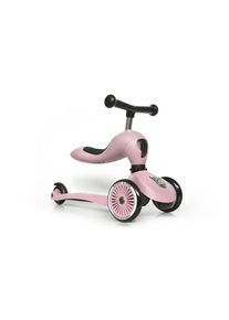 Scoot and Ride 2In1 - Laufrad/Kinderscooter, Rosa, Metall, Kunststoff, 24x37x55 cm, unisex, h&ouml;henverstellbarer Lenker, weicher Sitz, Anti-&Uuml;berschlag-Vorrichtung, Freizeit & Co, Gartenspielzeug, Scooter