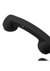 Retro Phone Handset Ergonomics Creative Telephone Head Set Portable Vintage Phone Headset for Cell Mobile Video Conferences
