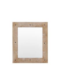 Mid.you , Naturfarben , Holz, Glas , Mangoholz,Mangoholz , massiv,massiv , quadratisch , 68x79x8 cm , Verzierungen ,
