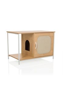 Mid.you , Buchefarben , Holzwerkstoff , 80x55x48 cm , Tierbedarf, Sonstiger Tierbedarf
