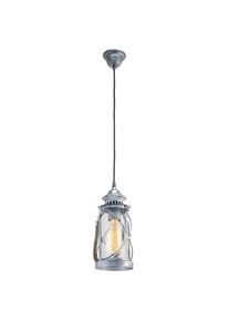 Eglo , Silberfarben , Metall, Glas , 110 cm , Beleuchtung, Innenleuchten, H&auml;ngeleuchten, Esstischlampen