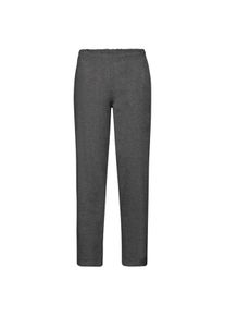 Fruit of the Loom Uniseks Classic Heather Open Hem Joggingbroek voor Volwassenen (Donkere Heide Grijs)