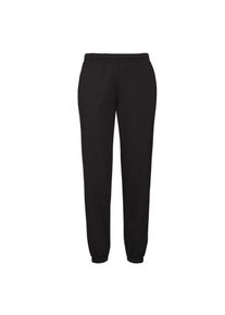 Fruit of the Loom Klassieke uniseks joggingbroek met elastische manchetten (Zwart)