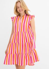 Abito tunica in mussola vaporosa, rosa, Taglia 58, bonprix
