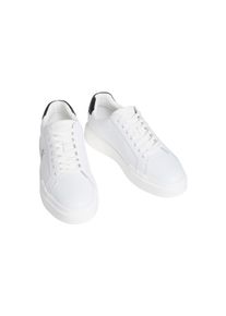 Sneaker Calvin Klein Jeans "CHUNKY CUPSOLE LACEUP LTH", Herren, Gr. 46, wei&szlig;, schwarz, Leder, Lederimitat, Basic, Schuhe Sneaker, Freizeitschuh, Halbschuh, Schn&uuml;rer mit CK-Logopr&auml;gung