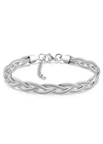 Armband Lady, silberfarben, silberfarben, Armb&auml;nder, Damen, Edelstahl, Armband