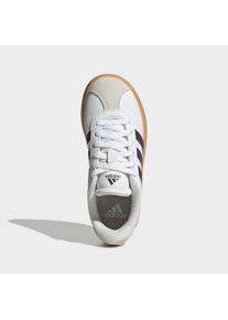 Sneaker adidas Sportswear "VL COURT 3.0", M&auml;dchen, Gr. 39, ftwwht, violet, gum3, Leder, Synthetik, Schuhe Sneaker, inspiriert vom Design des adidas samba, f&uuml;r Kinder & Jugendliche