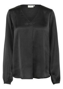 Blusentop Kaffe "Shirtbluse KAlana", Damen, Gr. 44, schwarz (schwarz deep), Obermaterial: 100% Polyester PES., Blusen Blusentop