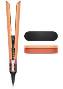 Gl&auml;tteisen Dyson "Dyson Airstrait Haargl&auml;tter", ceramic apricot, topaz, Gl&auml;tteisenB:33cm T:4,1cm, Gl&auml;tteisen, nur mit Luft. Ohne Hitzesch&auml;den. Ohne Heizplatten, B:33cm T:4,1cm