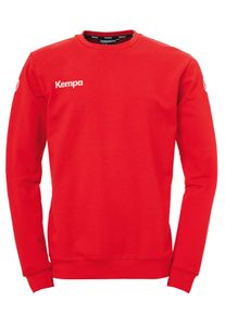 Trainingsshirt Kempa "Sweatshirt TRAINING TOP", Herren, Gr. M, rot, Obermaterial: 80% Baumwolle CO. 20% Polyester PES., Shirts Trainingsshirt