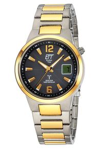 Funkuhr, bicolor, Armbanduhren, Herren, Funkuhr