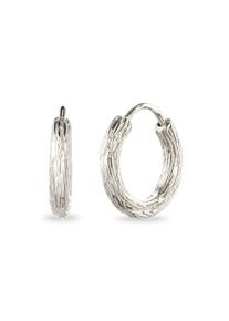 Paar Creolen Kuzzoi "Ohrringe Creole 925 Sterling Silber" Gr. 15, silber, Ohrringe, Damen, Silber 925 (Sterlingsilber), Paar Creolen