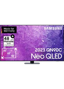 Samsung LED-Fernseher, Energieeffizienz: F, grau (carbon silber), 85 &Prime;, Fernseher, Neo Quantum HDR+, Neural Quantum Prozessor 4K, Dolby Atmos & OTS+, LED-Fernseher