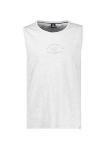 Tanktop Lerros, Herren, Gr. XL, broken wei&szlig;, Single Jersey, Obermaterial: 100% Baumwolle, bedruckt, regular fit h&uuml;ftbedeckend, Rundhals, Tops Tanktop, Sommershirt/&auml;rmellos mit Frontprint