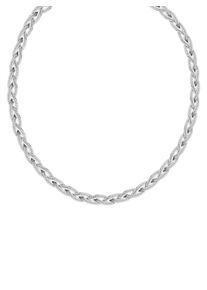 Collier Lady, silberfarben, Halsketten, Damen, ca. 50 + 5cm, Edelstahl, Collier