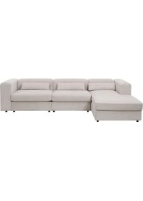 3-Sitzer, creme, B:307cm H:71cm T:155cm, 100% PES, ATLANTIC HOME COLLECTION, Sofas, 3-Sitzer
