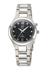 Funkuhr, silberfarben, Armbanduhren, Damen, Funkuhr