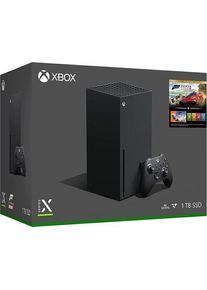 Microsoft Xbox Series X | inkl. Spiel | schwarz | 1 Controller | Forza Horizon 5 Premium