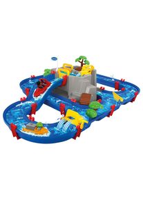 Simba Wasserbahn, Blau, Mehrfarbig, Kunststoff, 88x35x126 cm, Freizeit & Co, Gartenspielzeug, Wasserspielzeug