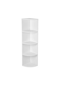 Boxxx Eckregal, Wei&szlig;, Holzwerkstoff, 4 F&auml;cher, 30x129.5x30 cm, Typenauswahl, Beim&ouml;bel erh&auml;ltlich, h&auml;ngend, B&uuml;rom&ouml;bel, B&uuml;rom&ouml;bel-Sets & B&uuml;rom&ouml;bel-Serien, B&uuml;rom&ouml;belserien