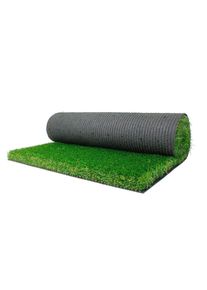 Rasenteppich, Gr&uuml;n, Kunststoff, Uni, rechteckig, 200x50 cm, Made in EU, beliebig k&uuml;rzbar, in verschiedenen Gr&ouml;&szlig;en erh&auml;ltlich, UV-best&auml;ndig, pflegeleicht, Teppiche und B&ouml;den, Terrassenb&ouml;den & Balkonb&ouml;den, Kunstrasen