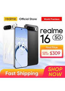 [New Launch] realme 16 5G Smartphone NFC 6.57" 120Hz AMOLED Display Dual 50MP AI Camera 7000mAh Battery 60W Charge IP69 Pro