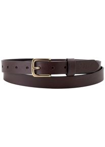 Levi's Lederg&uuml;rtel LEVI'S "NEWNARROW", Damen, Gr. 80, braun, Rindsleder, unifarben, G&uuml;rtel Lederg&uuml;rtel, Unisex